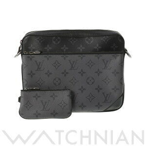 Louis Vuitton Eclipse Black Trio Messenger Bag Black Gray Reverse